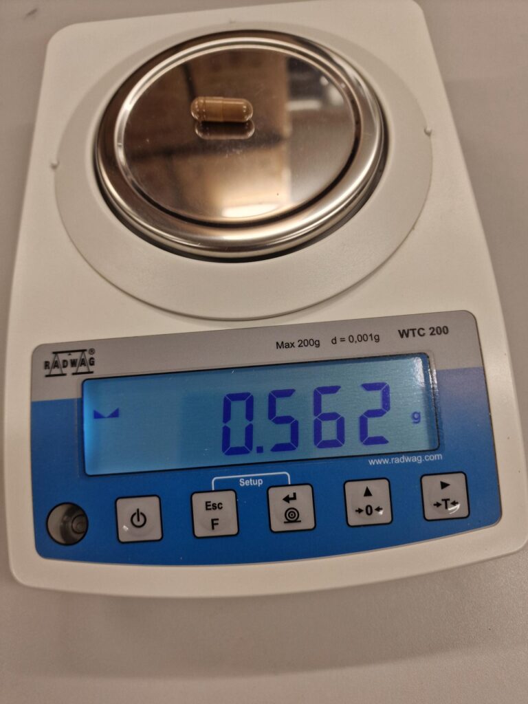 Reishi Capsule Weight Reishi Capsule Weight