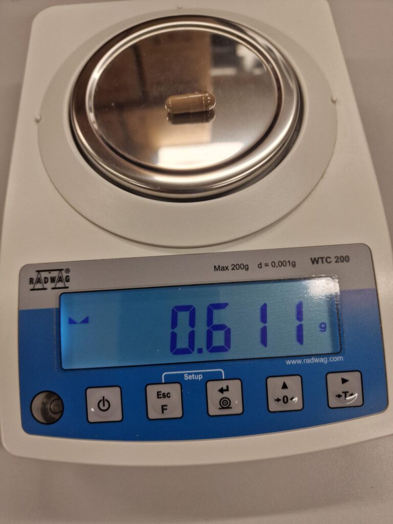 Shiitake Capsule Weight Shiitake Capsule Weight